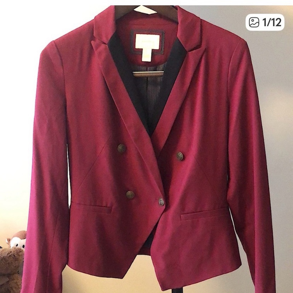 🫶🏾Chic Women's Burgundy Blazer🫶🏾